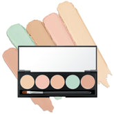 Palette Falocutus Correcteurs 5 couleurs avec pinceau pour uniformiser le teint