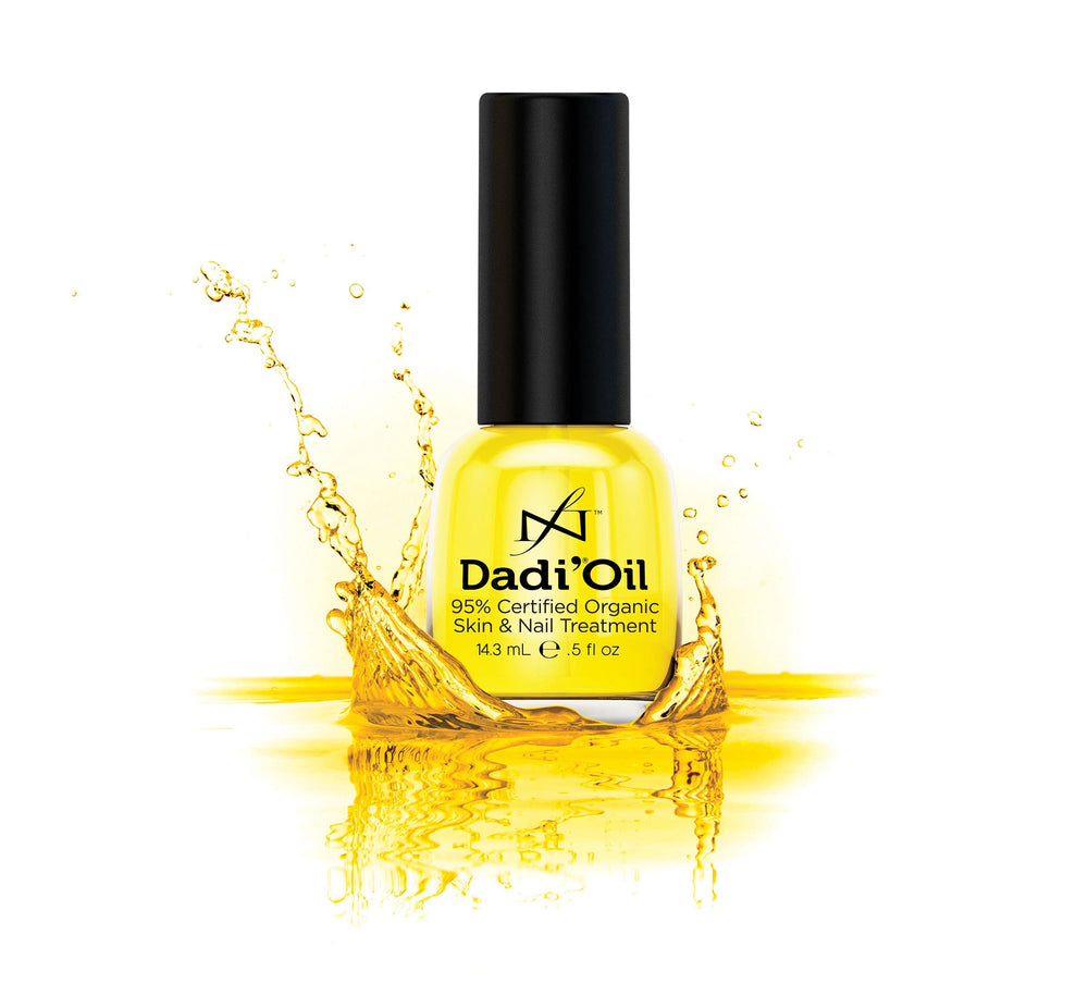 Bouteille Dadi Cuticules de Famous Names, absorption rapide et hydratation durable.
