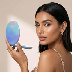 Miroir double-face Fancii Taylor, 1×/10× pour maquillage précis.