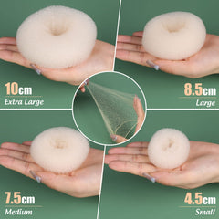 Fandamei boule chignon doré grand pour un chignon élégant et rapide.