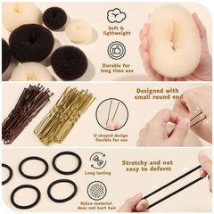 Fandamei chignon donut medium idéal pour mèches moyennes.