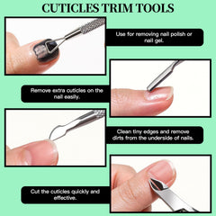 Fandamei coupe-cuticules pour une coupe nette et précise des cuticules.