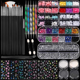 Pinceaux Fandamei pour nail art, précision et finition soignée.