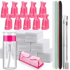 Kit Fandamei complet pour retirer le vernis gel à domicile.