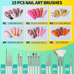 Supports d’ongles magnétiques Fandamei pour exposer 10 ongles sans glisser