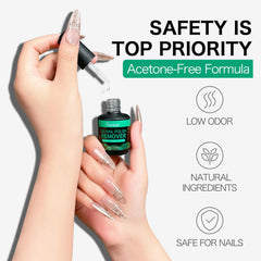 Fanisn Sans acétone – formulation douce pour protéger les ongles naturels.