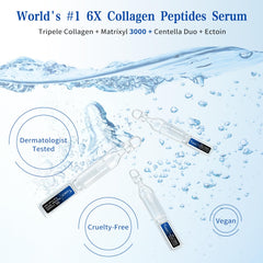 Ensemble d’ampoules Fankr 6X Collagen prêt à l’emploi.