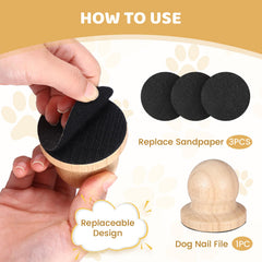 Fanmayhe grattoir-a-griffes-chien: planche durable pour lissage doux des griffes.