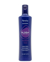 Fanola Wonder No Yellow — bouteille prête à neutraliser les reflets jaunes.