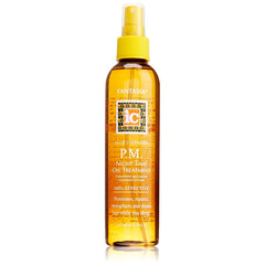 Fantasia PM Night Oil Treatment — bouteille élégante, nourrissante pendant la nuit pour les cheveux.