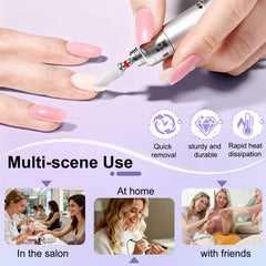 FANTEXY embout ceramique conique blanc pour acrylique et gel dur.
