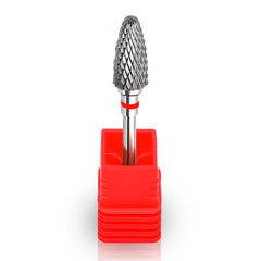 Fraise carbure Fantexy 3/32'' en cone, idéale pour retirer les gels durs.
