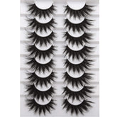 FANXITON cils artificiels effet vison 20 mm, 8 paires pour un regard glamour durable.