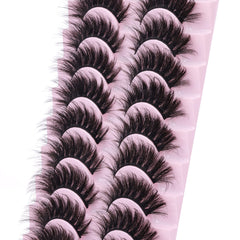 Cils FANXITON longs 5D dramatiques, ajout d allongement visible et elegant.