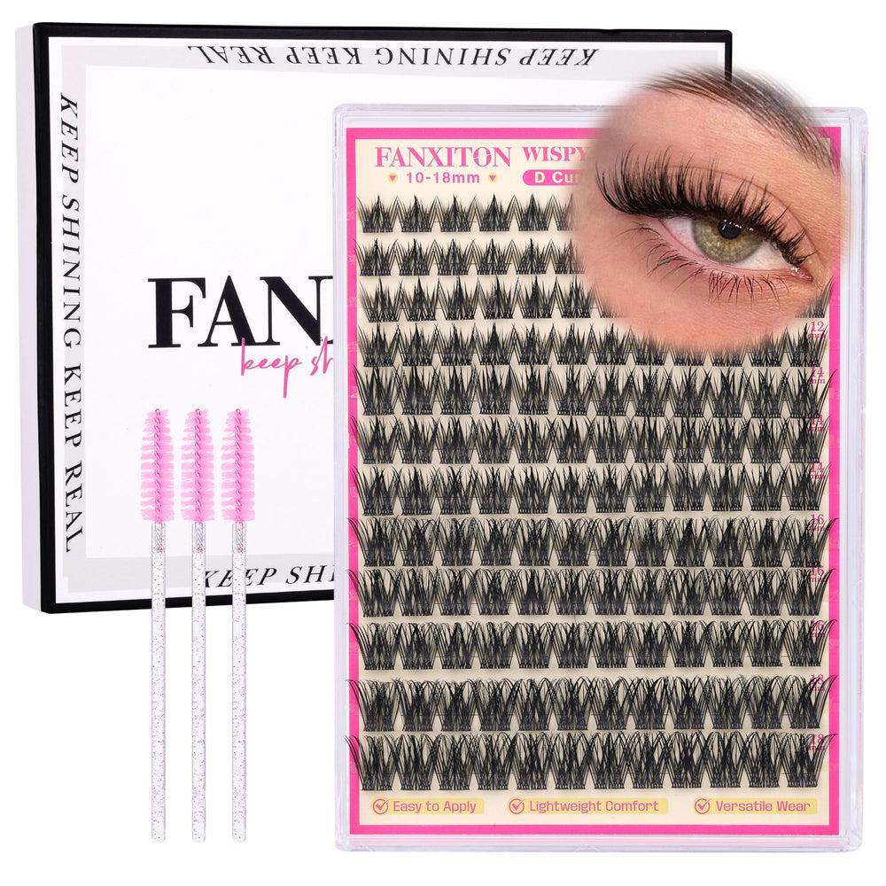 FANXITON kit amas cils manga naturels pour un effet discret.