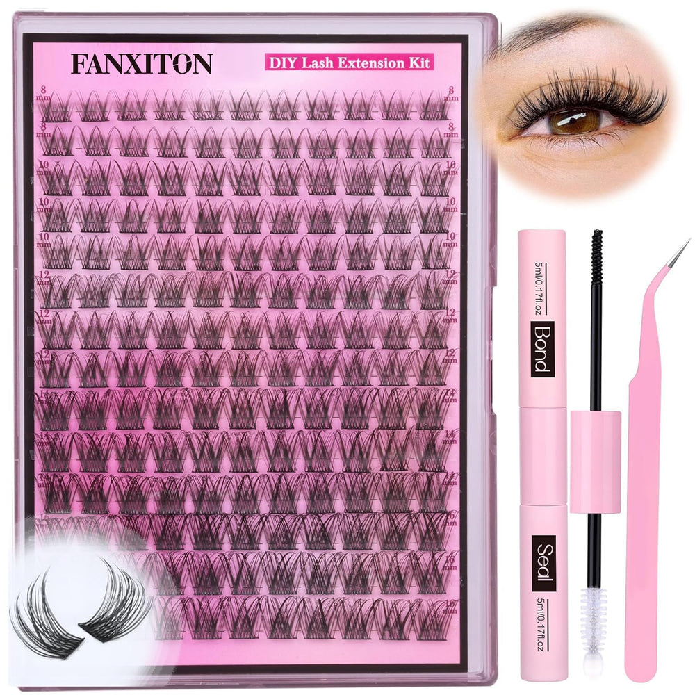 Kit FANXITON complet prêt à l’emploi pour extensions cils