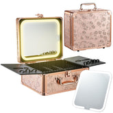 Faquenc coffret maquillage avec miroir LED amovible pour maquillage nomade.