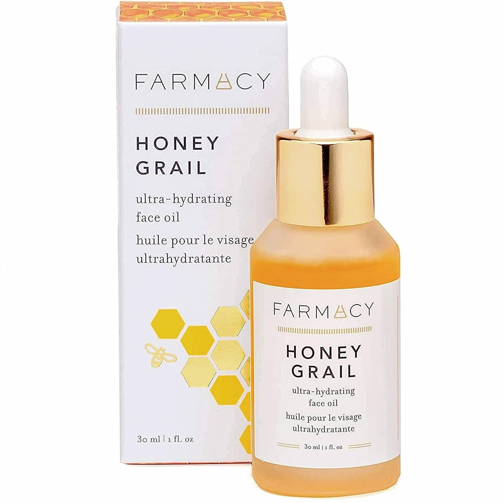 Farmacy Honey Grail flacon 30 ml, hydratation rapide pour peau et cheveux.