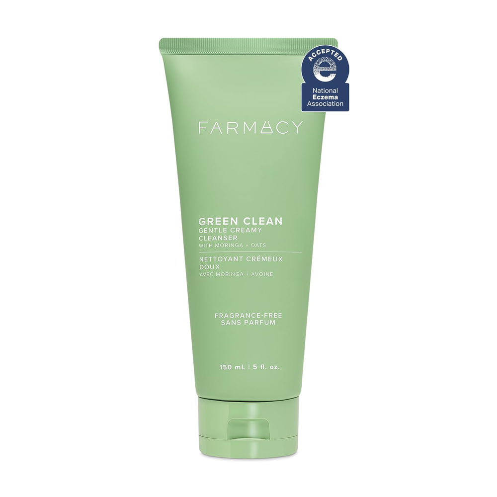 Farmacy nettoyant visage crèmeux, flacon 150 ml, hydratant et doux au quotidien.