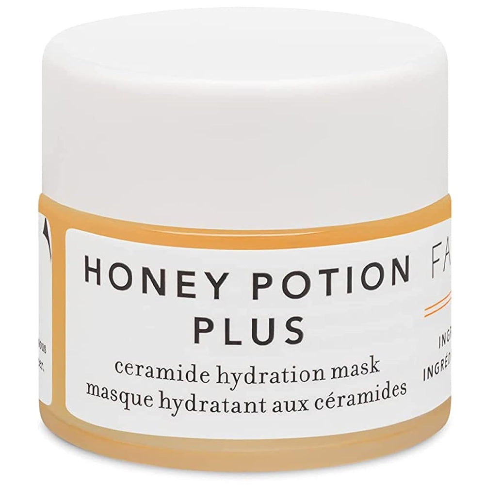 Farmacy masque visage hydratant au miel – pot visible pour une application pratique.