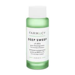 Farmacy Deep Sweep tonique visage - bouteille visible, exfoliation douce pour pores propres.