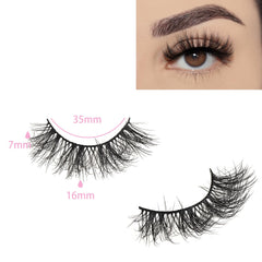 Cils FARRED volume 8D duveteux, effet dramatique sans lourdeur.