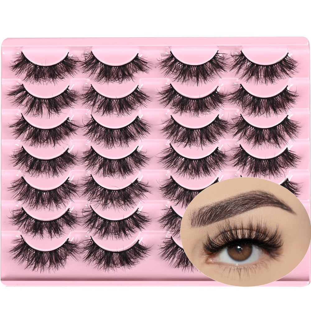 Cils FARRED fluffy pack 14 paires pour un regard naturel et volumineux.