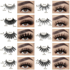 Cils FARRED volumineux 10-20 mm, aspect naturel et longue tenue.