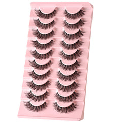 FARRED cils à bande transparente pour une application confortable et naturelle