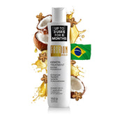 Fashion Gold Keratine: emballage du traitement capillaire sans formol.