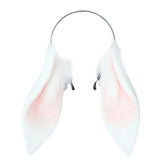 Faylay bandeau oreilles lapin en fourrure, confortable pour cosplay