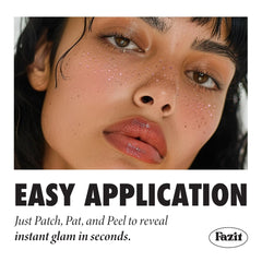 Application facile des patches Fazit pour un look festif sans effort