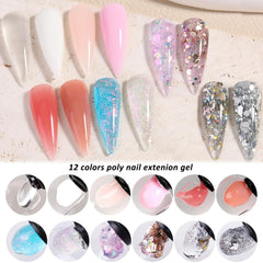Gel poly couleur nude Fcozpjk, look discret et élégant.