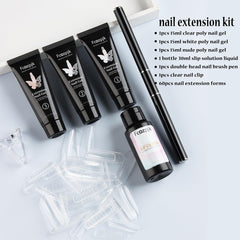 Gel extension blanc Fcozpjk pour un effet French discret