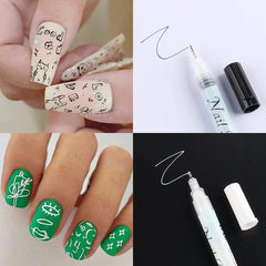 Stylo Fcozpjk art ongle imperméable, outil polyvalent et résistant à l'eau.
