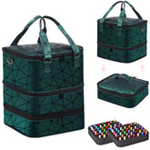 FCQQYWZ grand organisateur vernis pour 84 bouteilles, rangement pratique