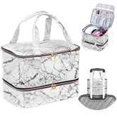 FCQQYWZ Organisateur vernis 40 bouteilles et lampe, rangement pratique pour manucure.