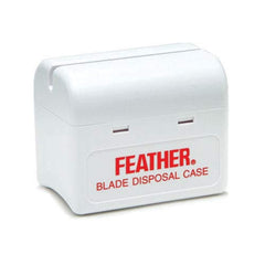 Boîte Feather pour élimination des lames, rangement sûr et efficace.