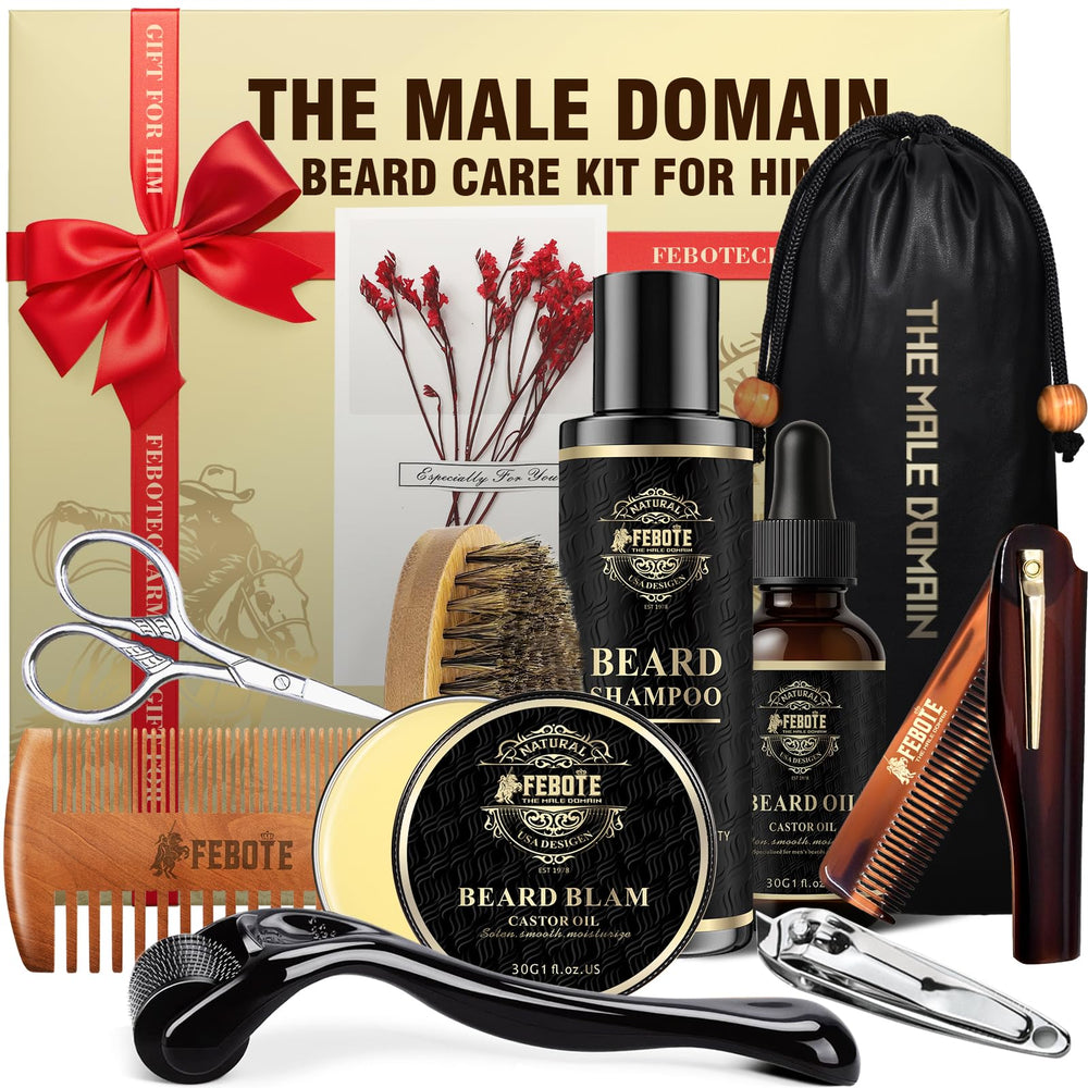 FEBOTE huile barbe 60ml pour nourrir et assouplir la peau sous la barbe.