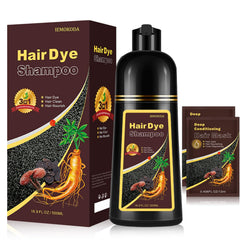 Fedulili Shampoing colorant brun instantané – couverture fiable des cheveux gris.