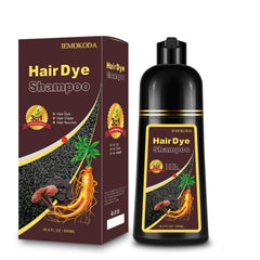 Fedulili shampooing-teinture-cheveux 3en1, couleur naturelle rapide et soin simultané.
