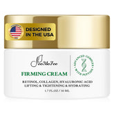 FeeMeFee crème-cou liftage-application: texture légère pour nourrir et hydrater le cou.