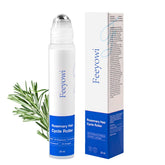 Feeyowi Rosemary Roll-On, bouteille 25 ml prête pour les soins capillaires.