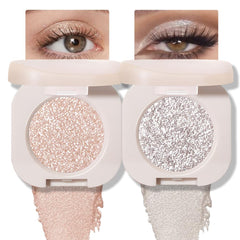 FeiCuiYun palette yeux paillettes brillantes pour un regard lumineux