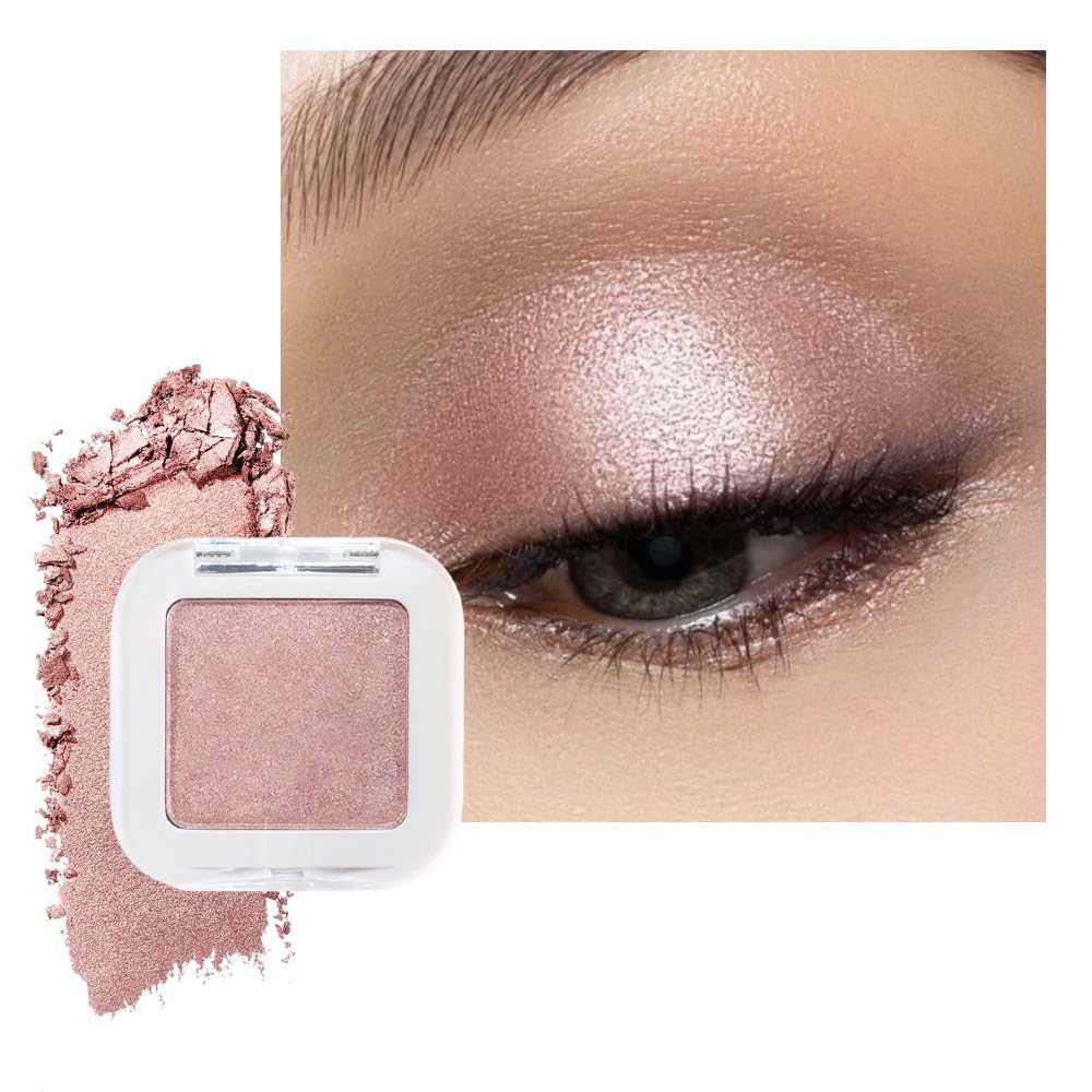 FeiCuiYun Palette Champagne Rose Poudree pour un regard lumineux et longue tenue