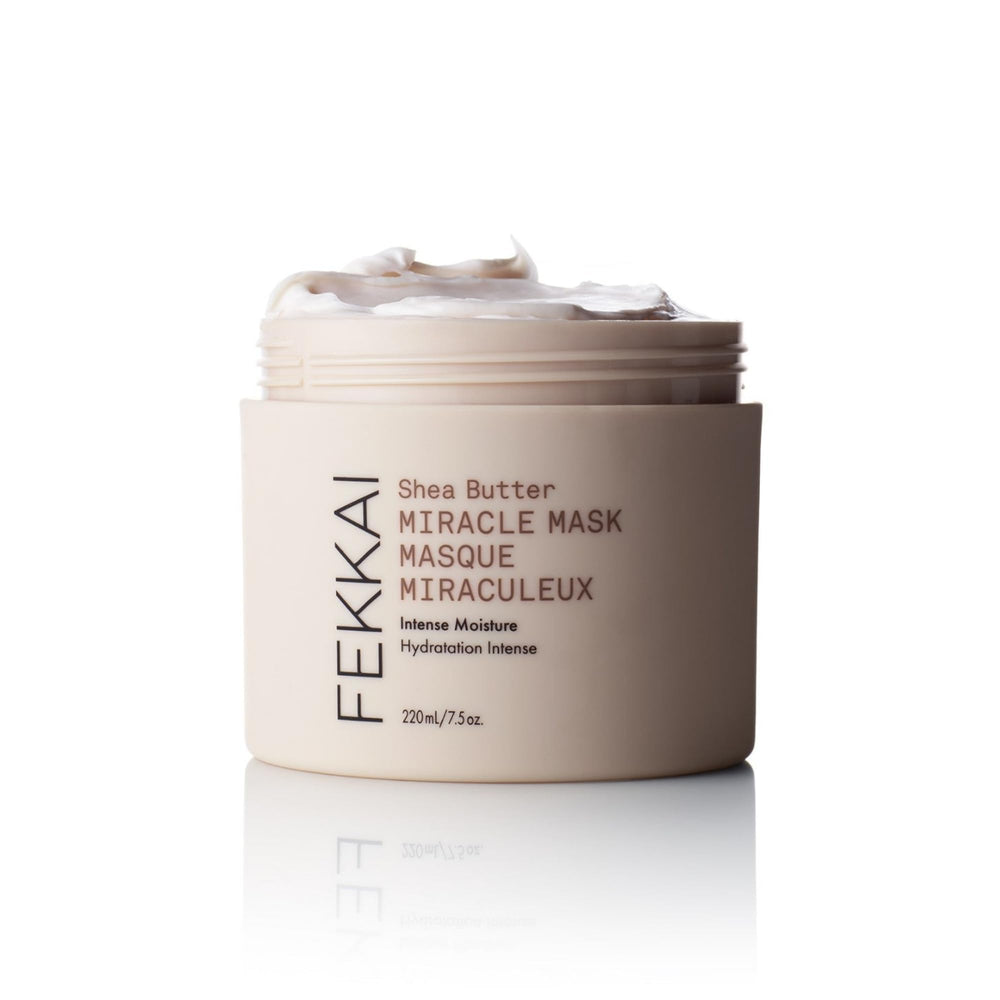 FEKKAI Masque Intense Beurre Karité – bouteille: nourrit et hydrate les cheveux secs
