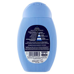 Felce Azzurra Original, mousse-douce, procure une sensation légère et parfumée sous la douche.