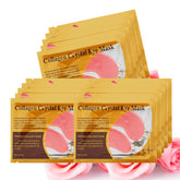 Patches yeux Felico - boîte rose, hydratation rapide et soin du contour.