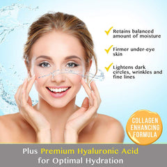 Patches yeux Felico - sérum vitamine C, éclaircit légèrement le regard.