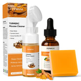 Femani set-lavage-visage-curcuma : emballage élégant pour une routine quotidienne.